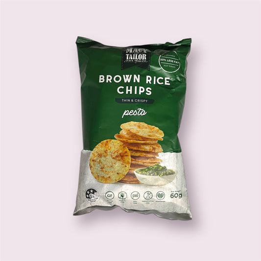 Macy & Taylor - Pesto Brown Rice Chips 60g