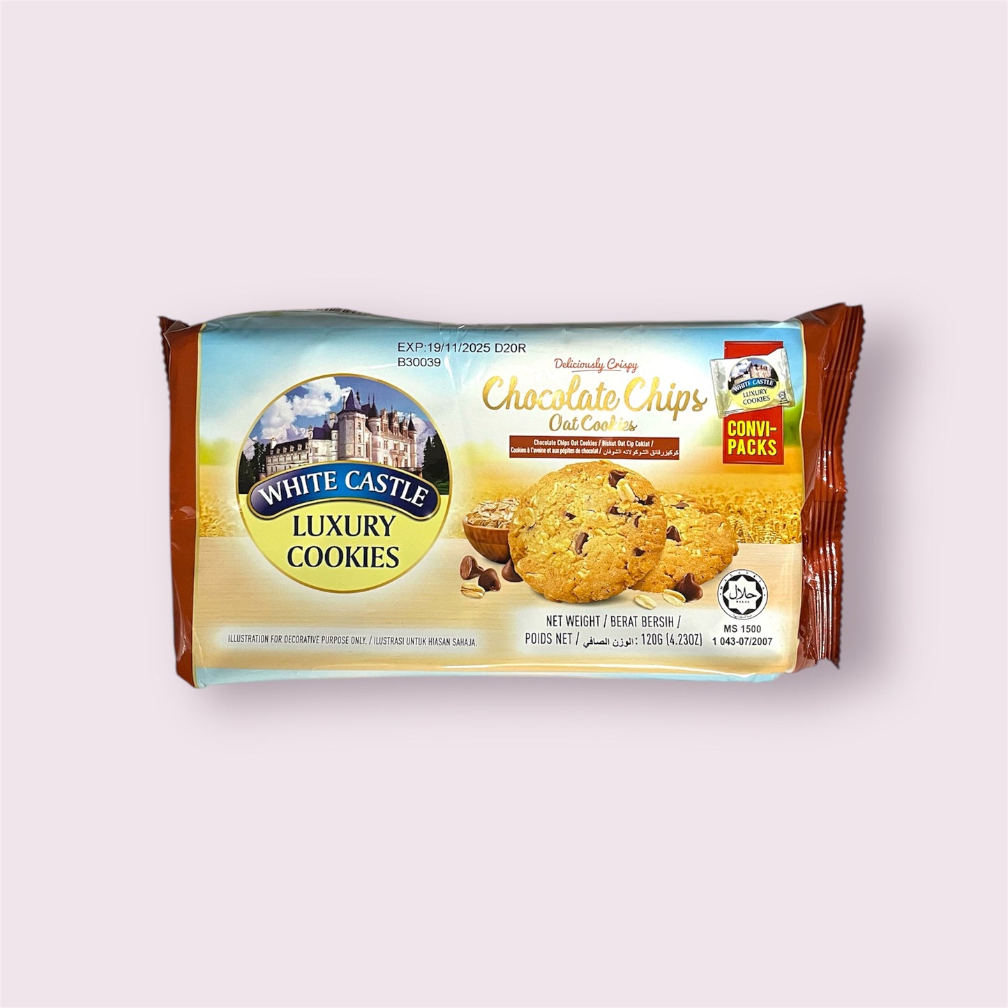 White Castle - Chocolate Chip Oat Cookies 120g