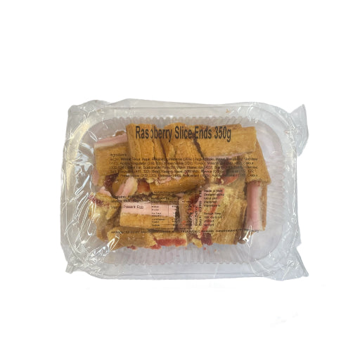 BAKER BOYS SLICE RASPBERRY ENDS MINIS 350G