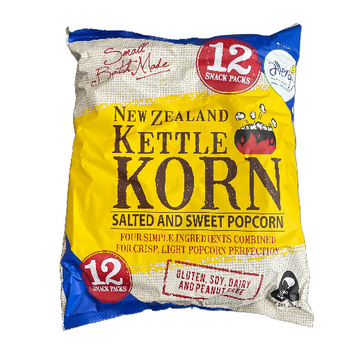 NEW ZEALAND KETTLE KORN MULTIPACK 12PK