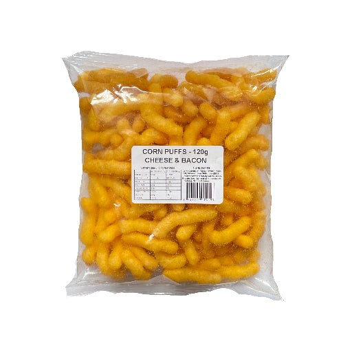 NINETY NINE STREET CORN PUFFS CHEESE AND BACON 120G