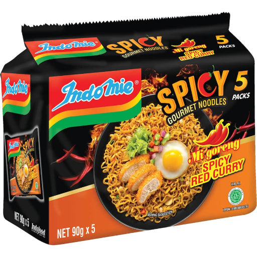 INDOMIE SPICY GOURMET RED CURRY 5PK
