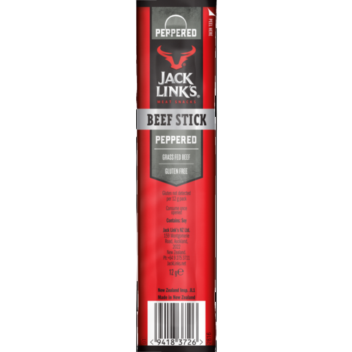JACK LINKS BEEF STICKS PEPPERED 12G