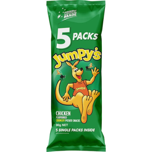 JUMPYS CHICKEN POTATO CHIPS 5PK