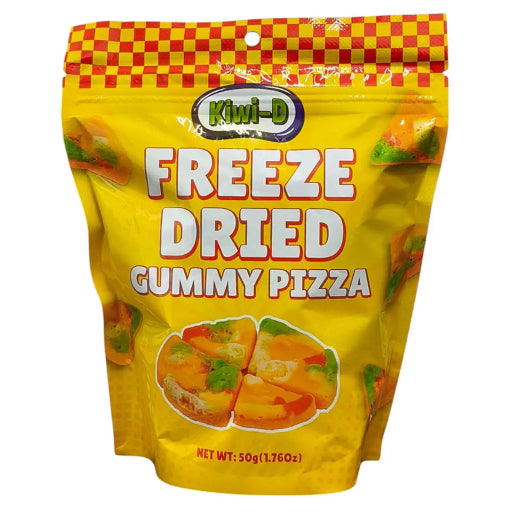 KIWI-D FREEZE DRIED GUMMY PIZZAS 50G