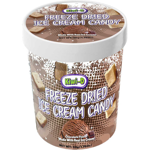 KIWI-D FREEZE DRIED ICE CREAM CANDY CHOCOLATE 50G