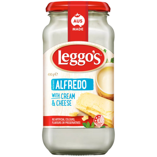 LEGGOS PASTA SAUCE ALFREDO 490G