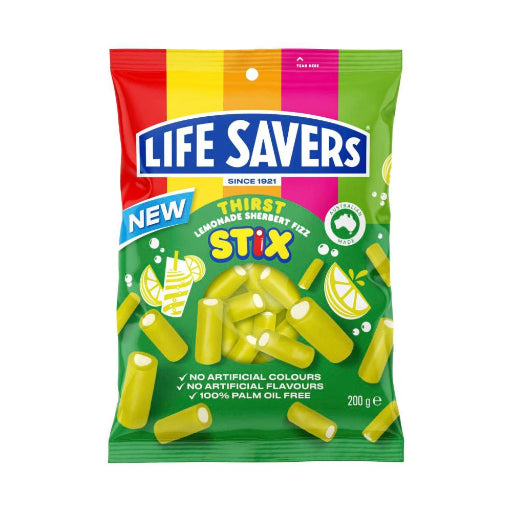LIFESAVERS THIRST STIX 200G