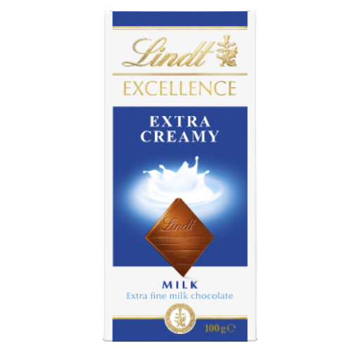 LINDT EXCELLENCE CREAMY MILK 100G