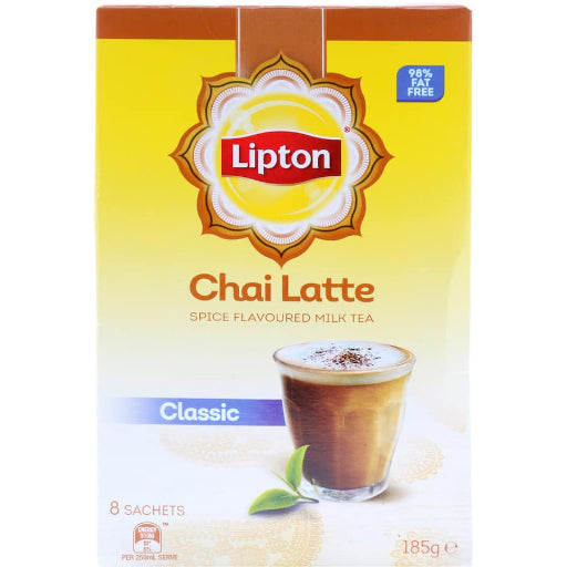 LIPTON CHAI LATTE ORIGINAL SACHETS 185G