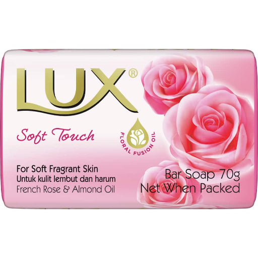 LUX SOAP BAR SOFT TOUCH 80G