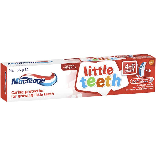 MACLEANS LITTLE TEETH TOOTHPASTE 4-6 YRS 63G