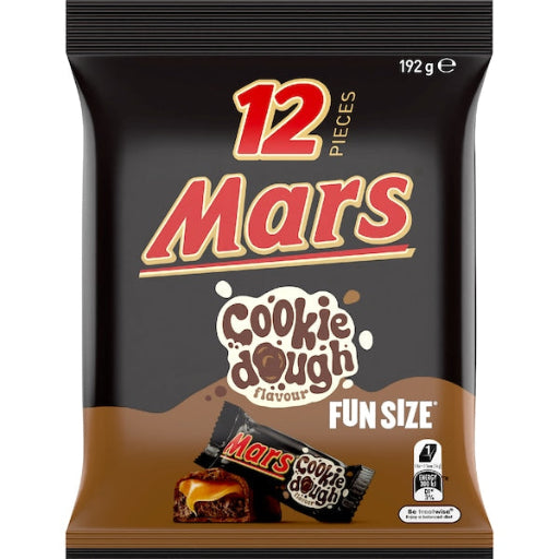 MARS COOKIE DOUGH FUN SIZE BAG 192G