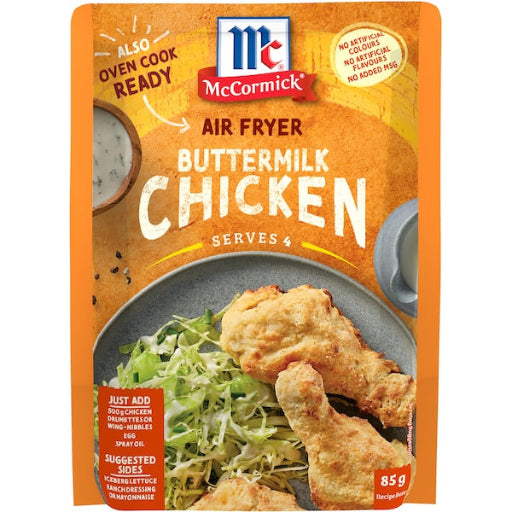 MCCORMICK AIR FRYER BUTTER MILK CHICKEN 85G