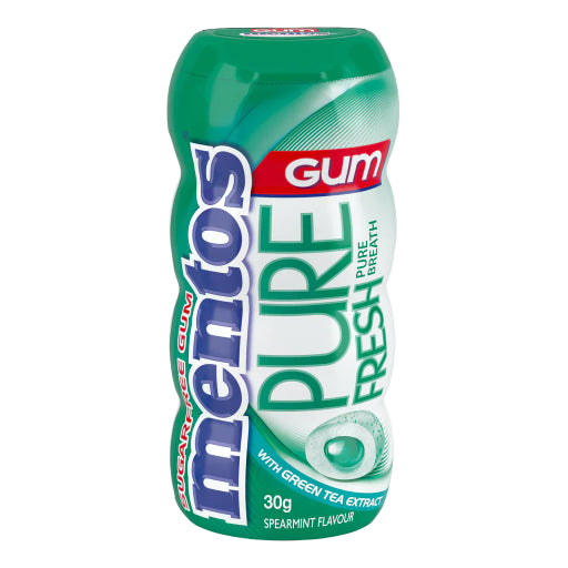 MENTOS PURE FRESH SPEARMINT BOTTLE 30G