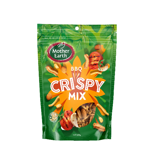 MOTHER EARTH BBQ CRISPY MIX 260G