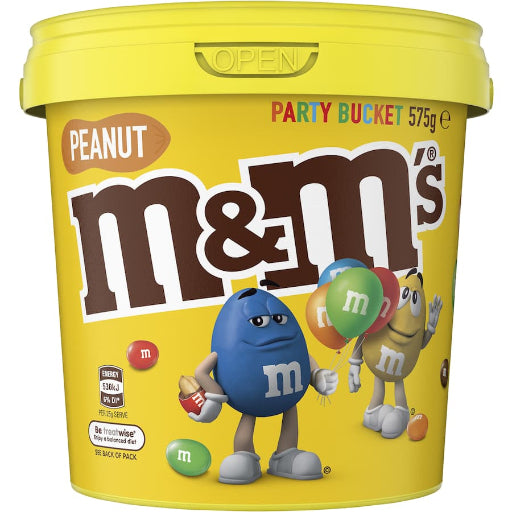 M&M PEANUT BUCKET 575G