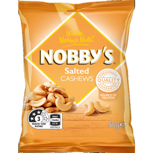 NOBBYS CASHEWS 50G