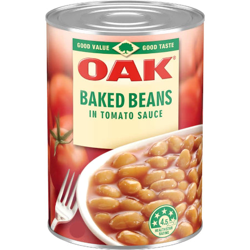 OAK BAKED BEANS 425G