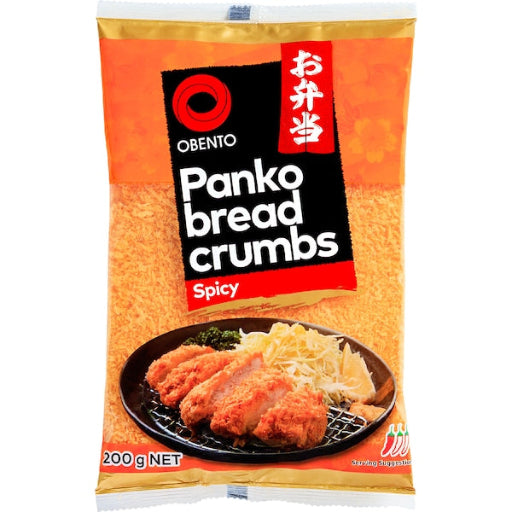 OBENTO PANKO BREADCRUMBS SPICY 200G