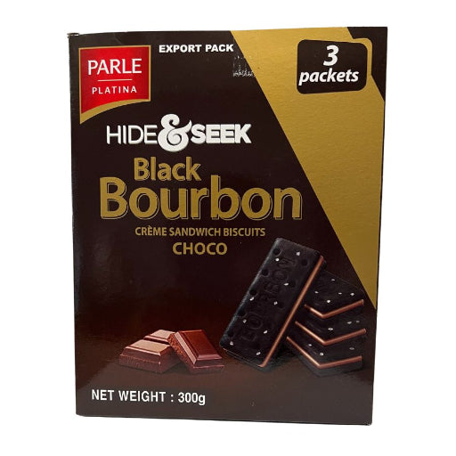 PARLE HIDE & SEEK BLACK BOURBON CHOC 300G