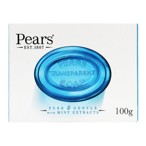 PEARS SOAP BAR PURE & GENTLE WITH MINT EXTRACTS 100G