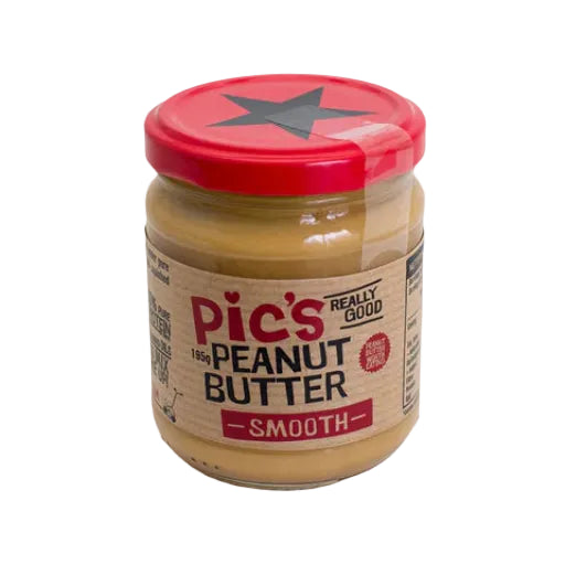 PICS SMOOTH PEANUT BUTTER 195G