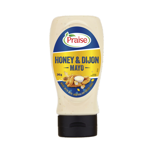 PRAISE MAYO HONEY & DIJON SQUEEZE 245G