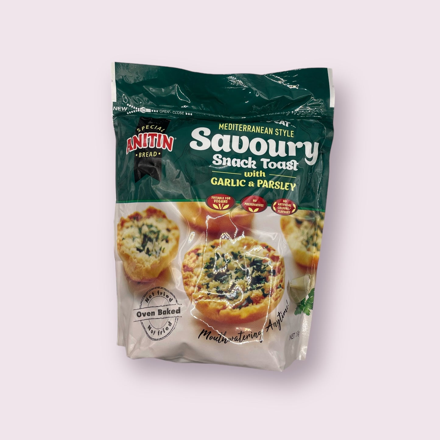 Anitin Savoury Snack Toast Garlic & Parsley 150g