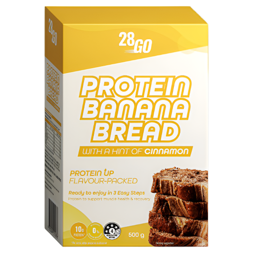 28GO PROTEIN BANANA BREAD W HINT OF CINNAMON 500G PWDR