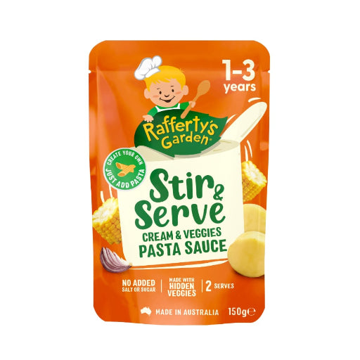 RAFFERTYS GARDEN STIR & SERVE CREAM VEG SAUCE 150G
