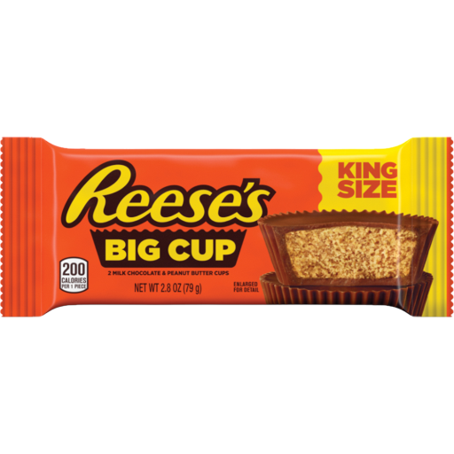 REESES PEANUT BUTTER BIG CUP 2PK 79G – Reduced to Clear