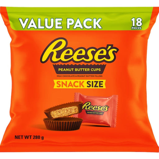 REESES SNACK SIZE 18PC 280G