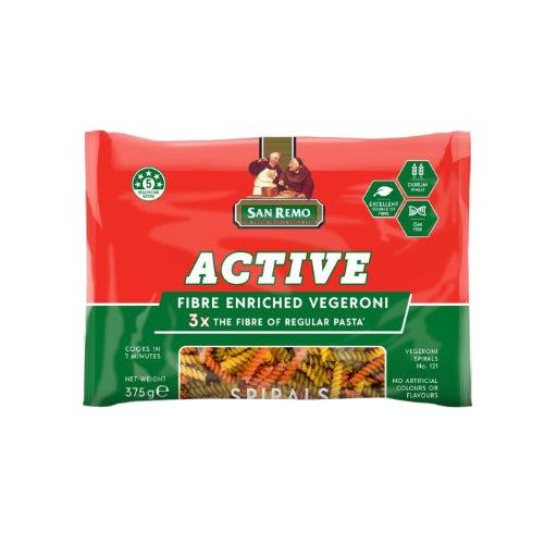 SAN REMO VEGERONI SPIRALS 375G