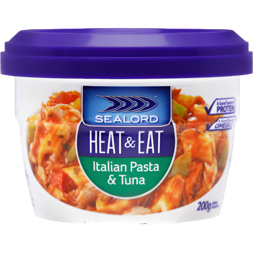 SEALORD HEAT & EAT ITALIAN PASTA & TUNA 200G