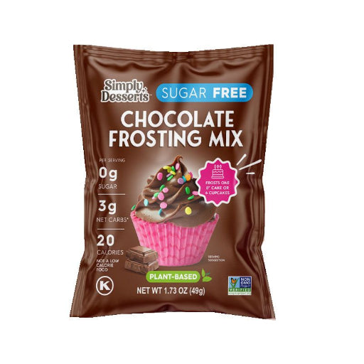 SIMPLY DELISH CHOCOLATE FROSTING MIX 49G