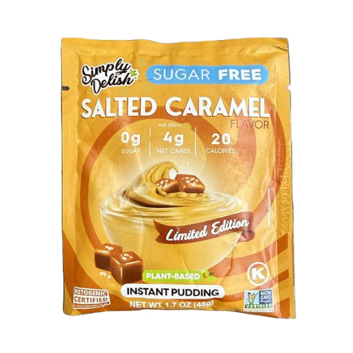 SIMPLY DELISH INSTANT PUDDING SALTED CARAMEL 48G