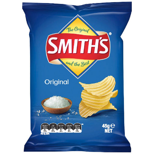 SMITHS CRINKLE CUT ORIGINAL 45G