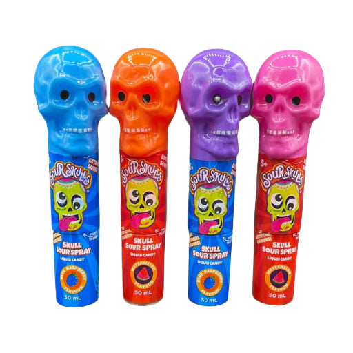 ASSORTED SOUR SKULLS SOUR SPRAY 50ML