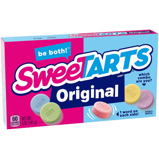 Box of SweeTarts Original candy with colorful packaging