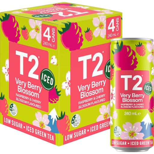 T2 VERY BERRY BLOSSOM 250ML 4PK
