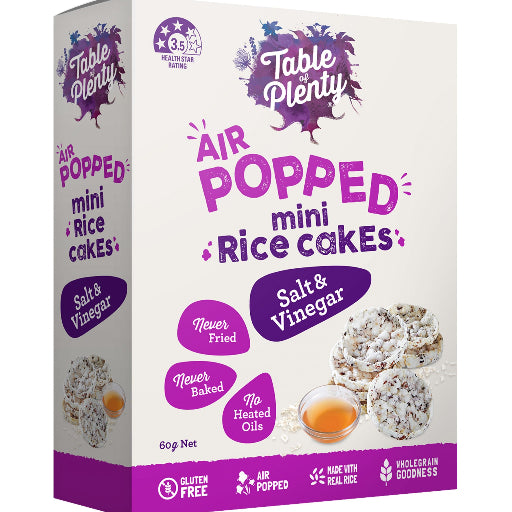 TOP RICE CAKES SALT & VINEGAR 60G