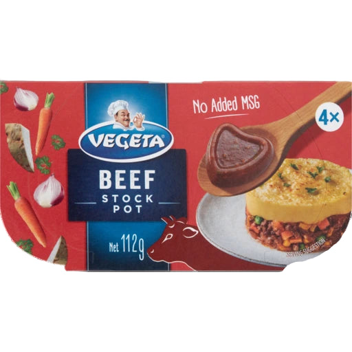 VEGETA STOCK POT BEEF 112G (4X28G)