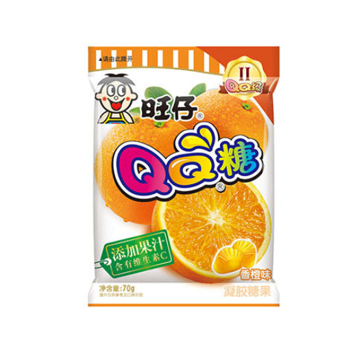 WANT WANT QQ ORANGE GUMMIES 70G