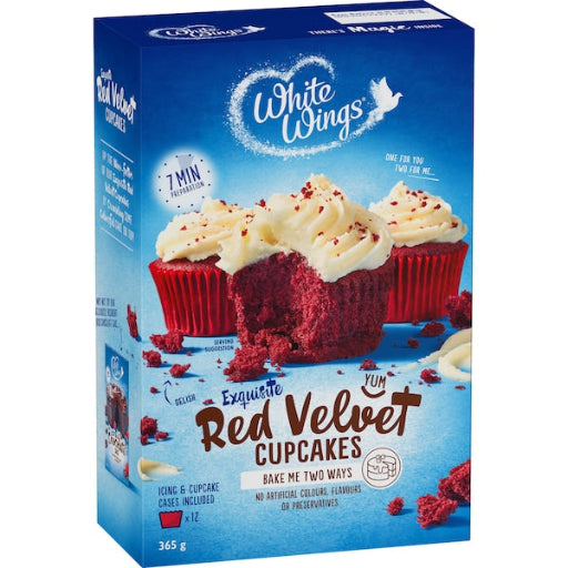 WHITE WINGS RED VELVET CUPCAKE 365G