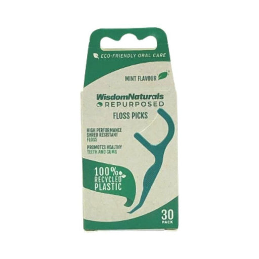 WISDOM NATURALS FLOSS PICKS 30PK