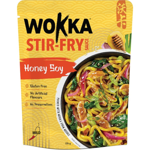 WOKKA STIR FRY SAUCE HONEY SOY 175G