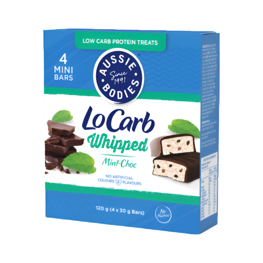 AUSSIE BODIES LC WHIPPED MINT CHOCOLATE 30G 4PK