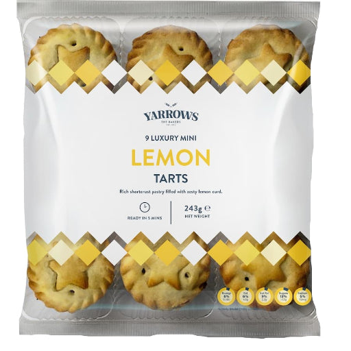 YARROWS LEMON TARTS 9PK