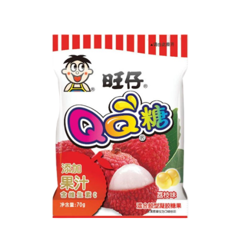 WANT WANT QQ LYCHEE GUMMIES 70G